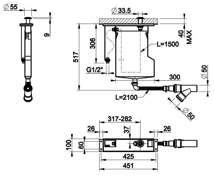 Система для сбора воды Gessi 01813 ФОТО