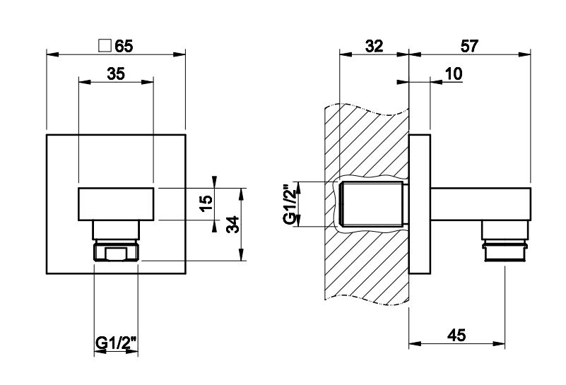 Вывод для воды Gessi 20169 ФОТО