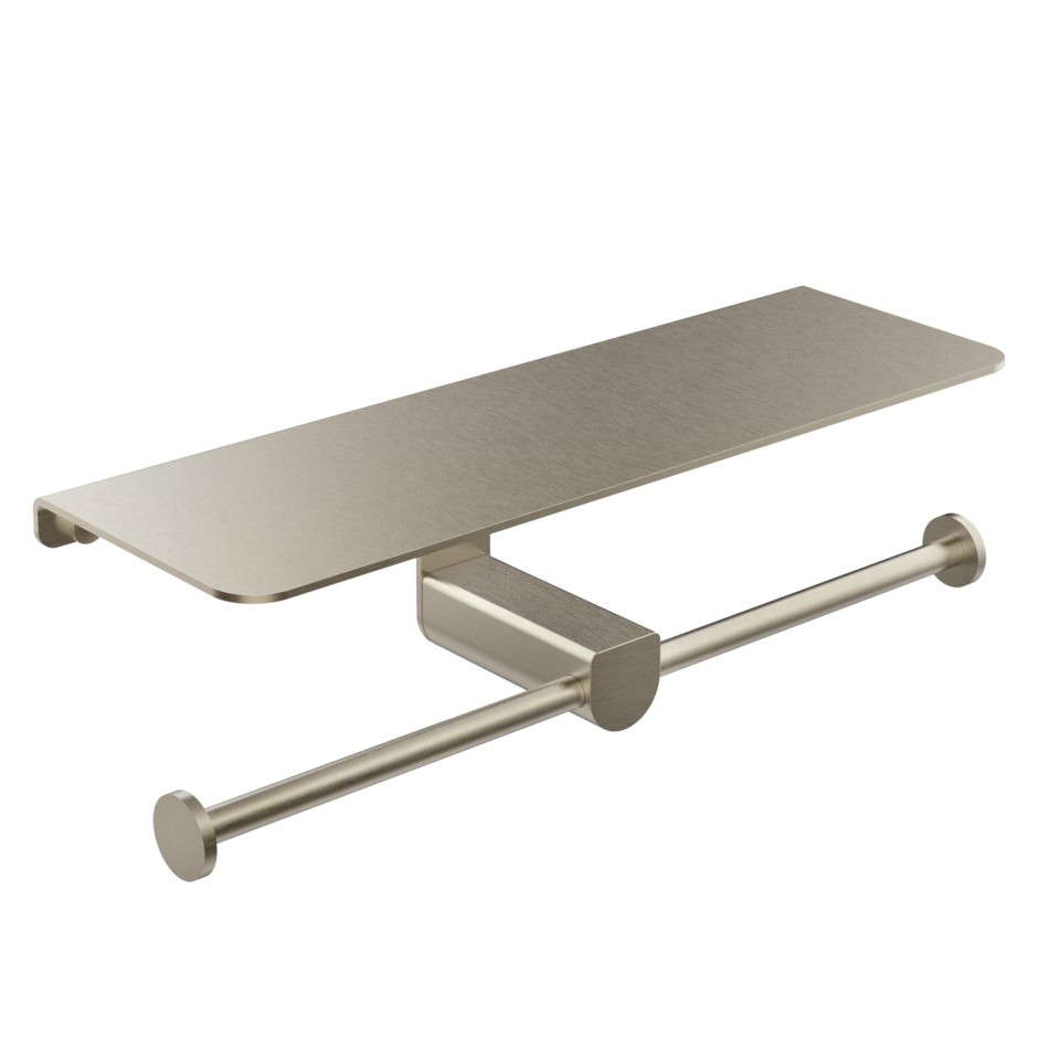 Двойной бумагодержатель Gessi Rilievo 59450 с крышкой ФОТО