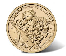 Космический центр Линдона Джонсона. Техас 1 доллар США 2025  Инновации Монетный двор на выбор