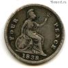 Великобритания 4 пенса 1838