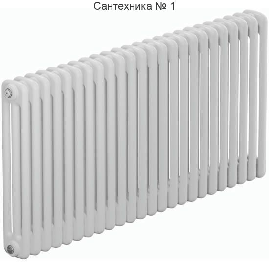 Радиатор стальной трубчатый RIFAR TUBOG 3057-24, боковое подключение (белый RAL 9016)