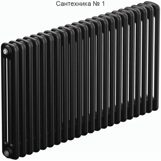 Радиатор стальной трубчатый RIFAR TUBOG 3057-22-AN, боковое подключение (антрацит)