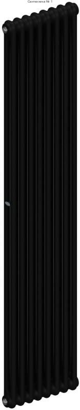 Радиатор стальной трубчатый RIFAR TUBOG 2180-08, боковое подключение (черный янтарь матовый)
