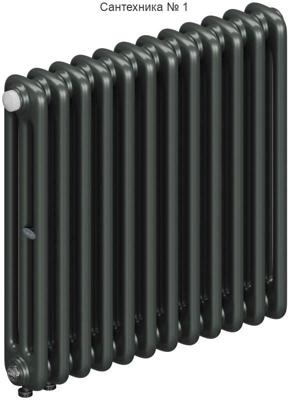 Радиатор стальной трубчатый RIFAR TUBOG 3037-12-DV1, нижнее подключение (антрацит)