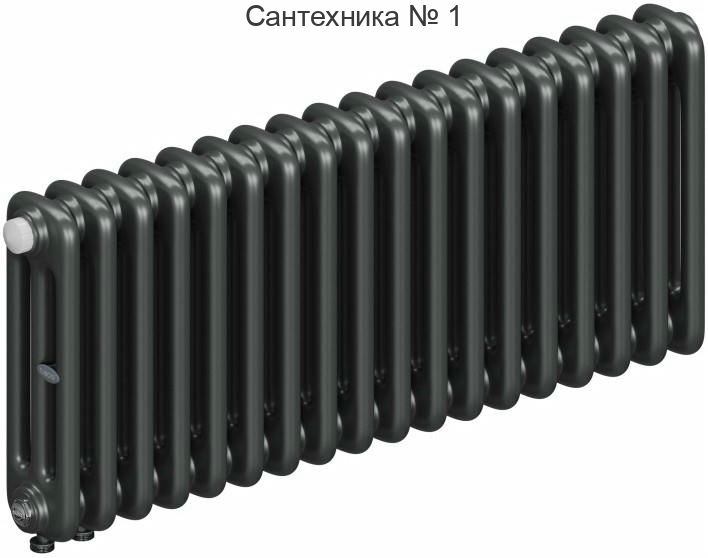 Радиатор стальной трубчатый RIFAR TUBOG 3037-16, боковое подключение (титан)