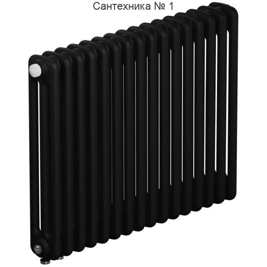 Радиатор стальной трубчатый RIFAR TUBOG 3057-16-DV1, нижнее подключение (антрацит)