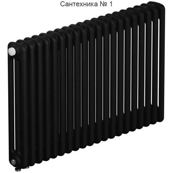 Радиатор стальной трубчатый RIFAR TUBOG 3057-20-DV1, нижнее подключение (антрацит)