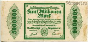 Германия. Нотгельд г. Лангквайд 5.000.000 марок 1923