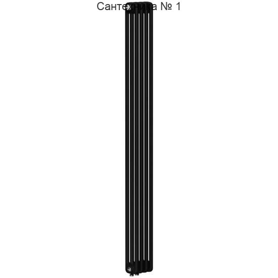 Радиатор стальной трубчатый RIFAR TUBOG 3180-04-DV1-AN, нижнее подключение (антрацит)