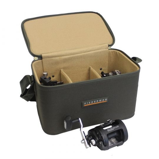 Кофр для катушек жесткий (33*19*19см) Ф095 FISHERMAN