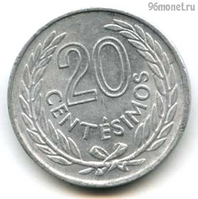 Уругвай 20 сентесимо 1965