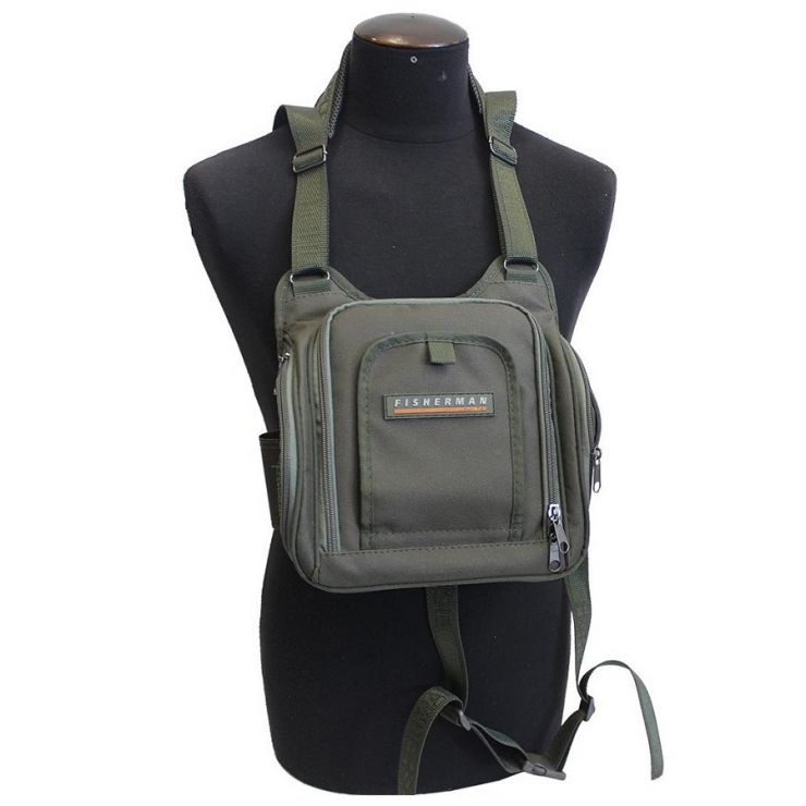 Сумка нагрудная рыболовная Fisherman Ф57 (22*24*12см)