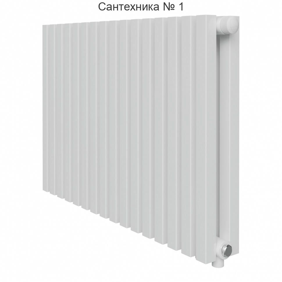 Дизайн-радиатор Shift Q30 VC2050 - 12 секций, нижнее подключение RAL9016 Royal Thermo