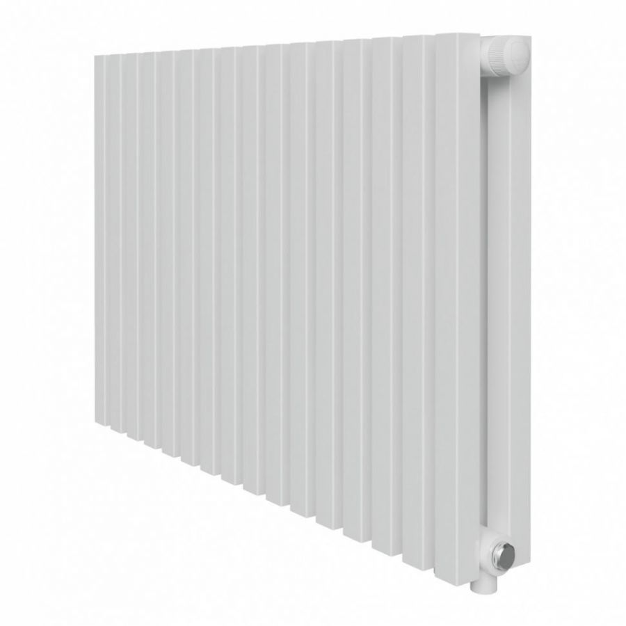 Дизайн-радиатор Shift Q30 VC2050 - 12 секций, нижнее подключение RAL9016 Royal Thermo