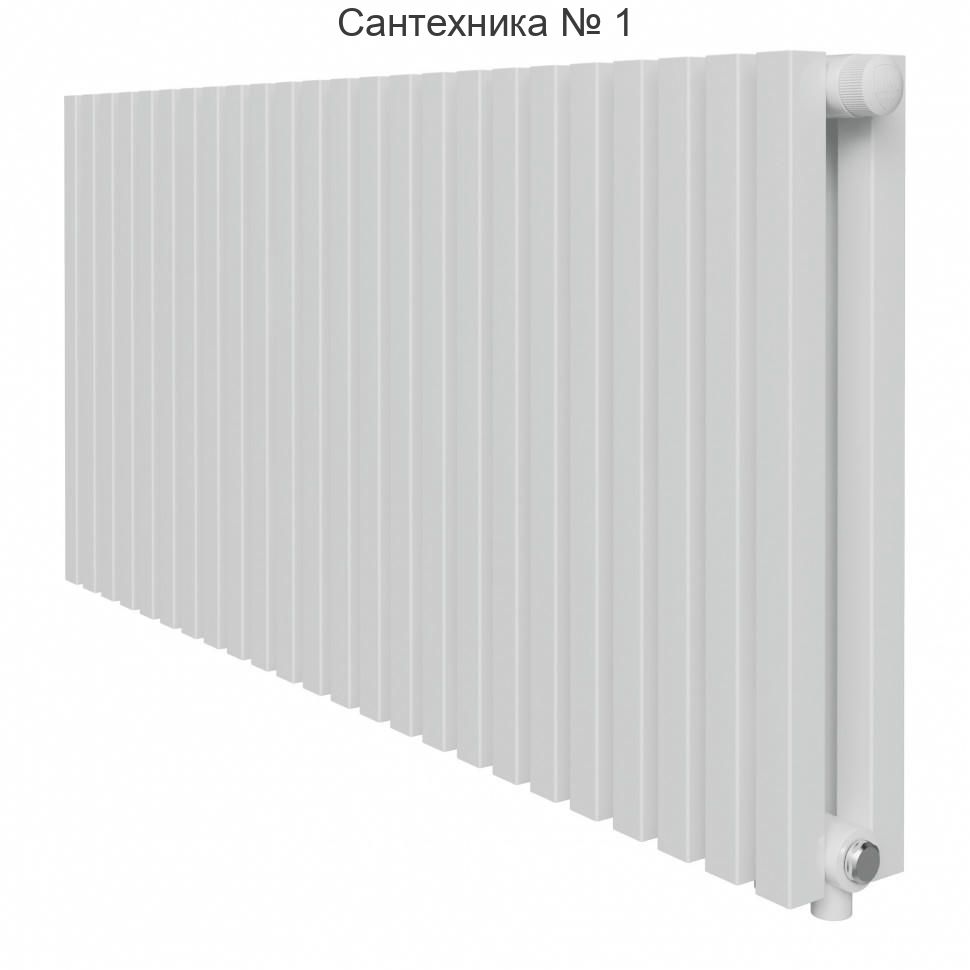 Дизайн-радиатор Shift Q30 VC2050 - 20 секций, нижнее подключение RAL9016 Royal Thermo