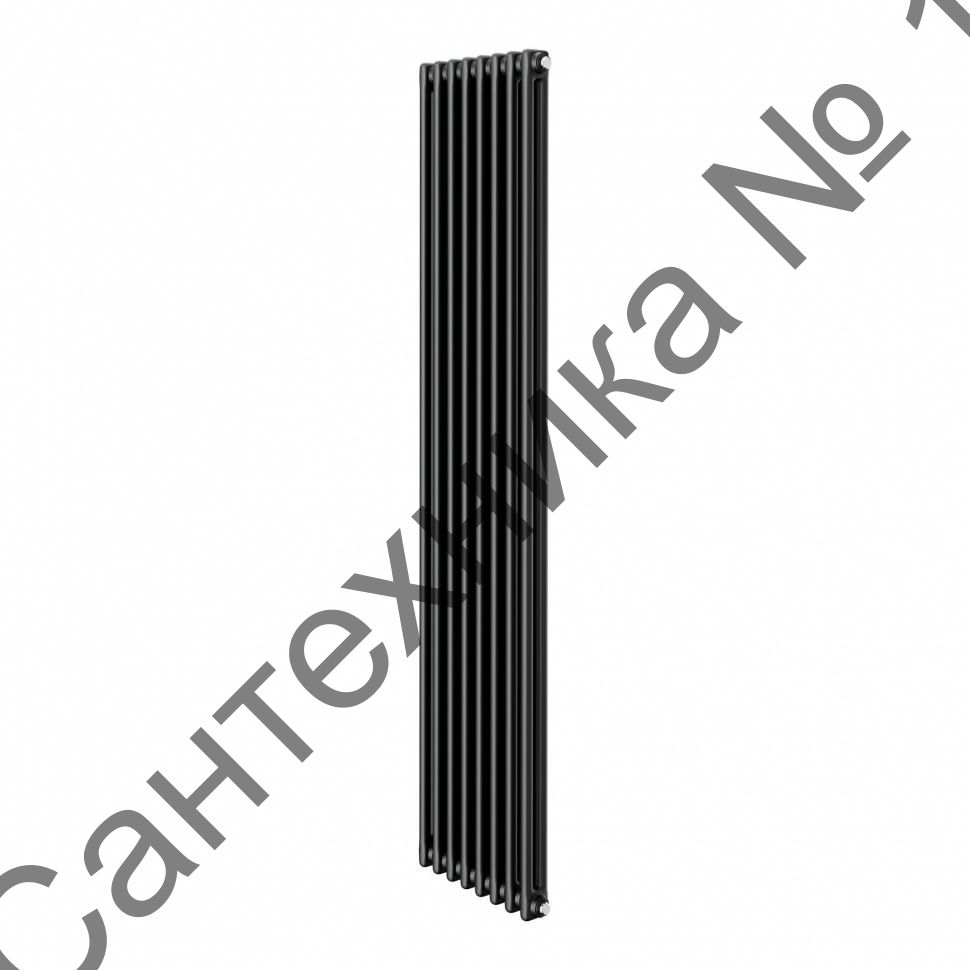 Дизайн-радиатор Insignia C2180 - 08 секций, боковое подключение RAL9005m Royal Thermo