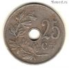 Бельгия 25 сантимов 1929