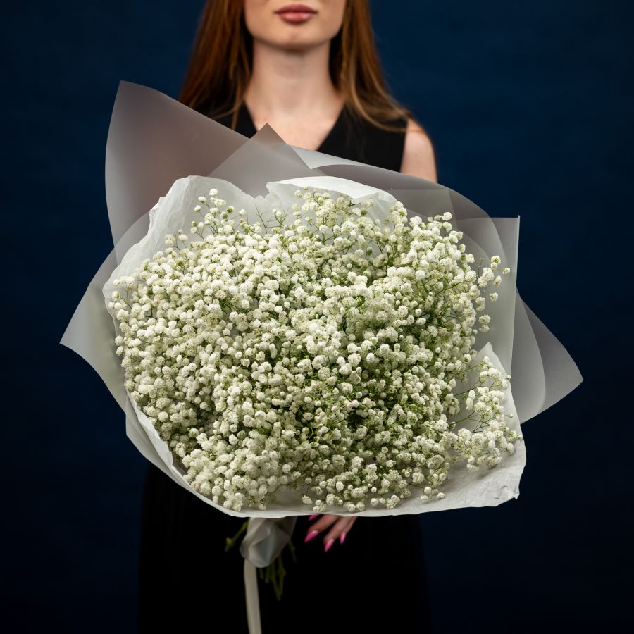 7 белых гипсофил