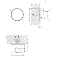 Держатель для ручного душа Gessi Origini 66157 схема 2