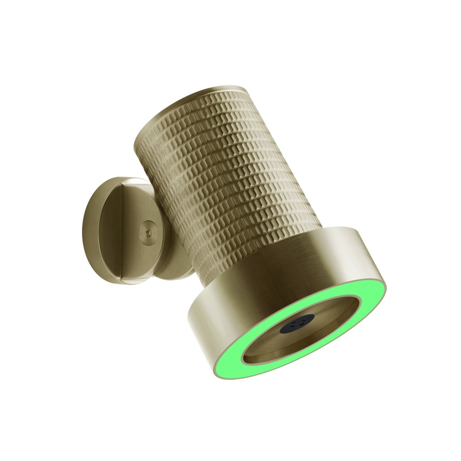 Душевая головка наклонная с хромотерапией Gessi Outdoor L  MECCANICA Распыление 57725