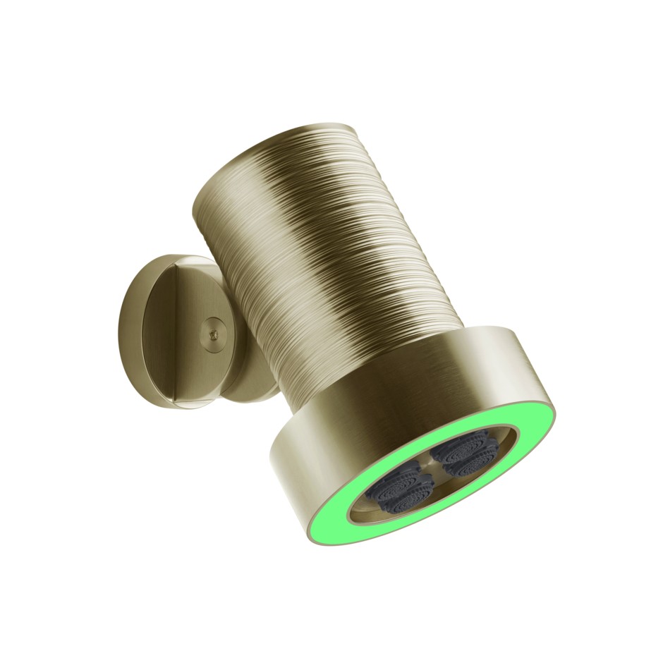 Душевая головка с хромотерапией Gessi Outdoor L TRAME многоструйная 57741