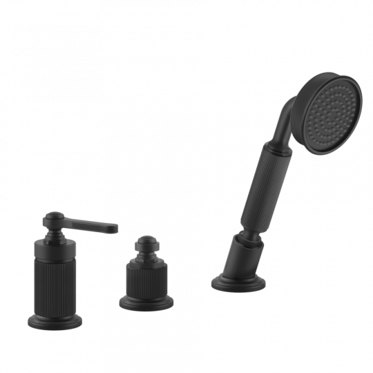 Смеситель для ванны на 3 отверстия Gessi Venti20 65043 схема 3