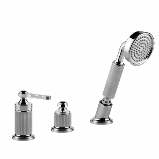 Смеситель для ванны на 3 отверстия Gessi Venti20 65043 схема 4