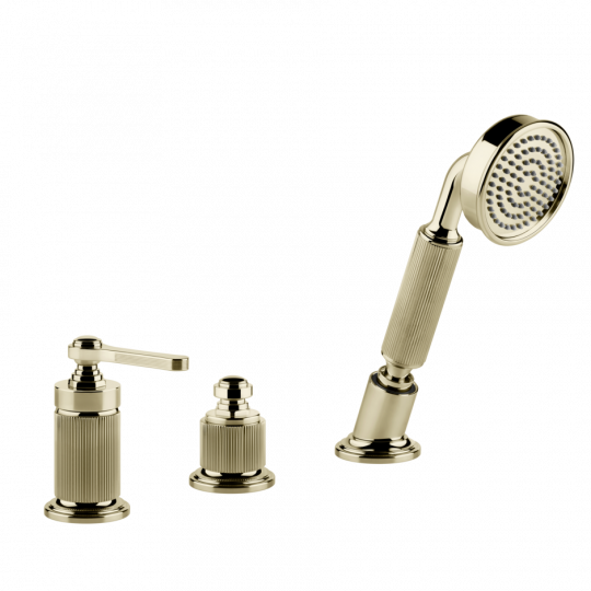 Смеситель для ванны на 3 отверстия Gessi Venti20 65043 схема 10