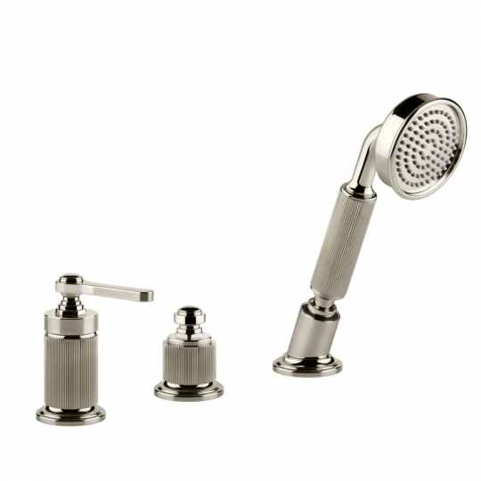 Смеситель для ванны на 3 отверстия Gessi Venti20 65043 схема 11