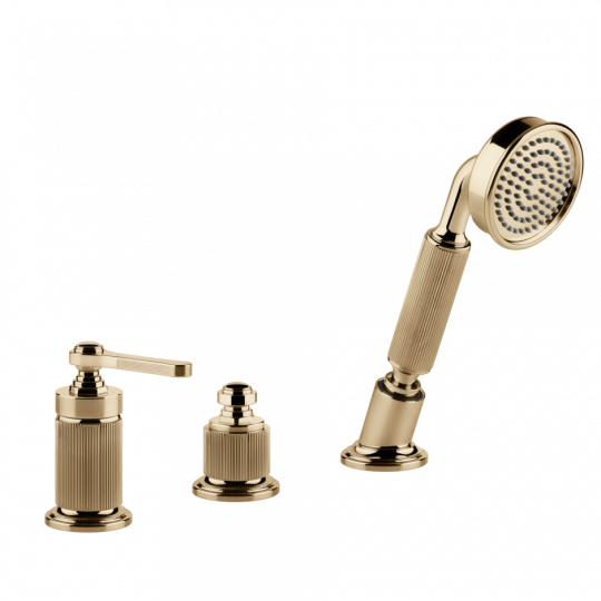 Смеситель для ванны на 3 отверстия Gessi Venti20 65043 схема 14