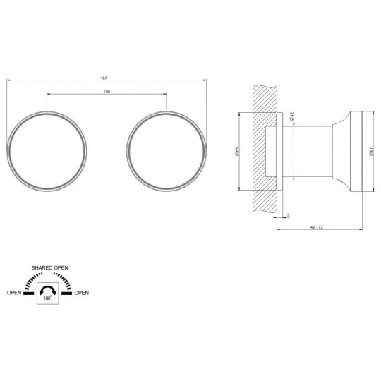 Смеситель встраиваемый Gessi Origini 66079 схема 2 Смеситель встраиваемый Gessi Origini 66079 схема 2