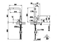 Смеситель для кухни Gessi ACCIAIO 60537 схема 2 Смеситель для кухни Gessi ACCIAIO 60537 схема 2