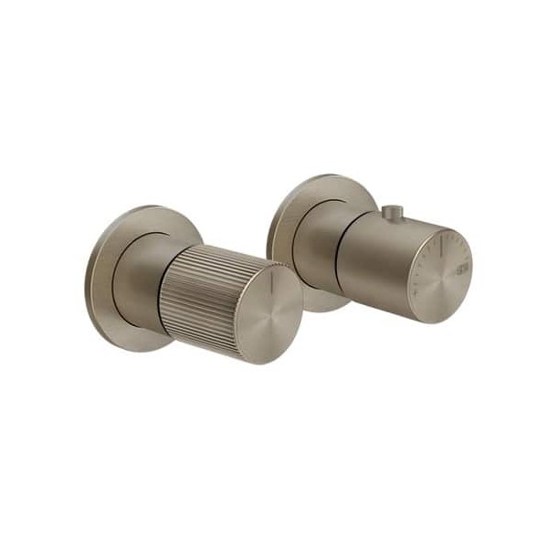 Изображение Встраиваемый термостат Gessi Habito RIGATO на 3 потребителя 70536