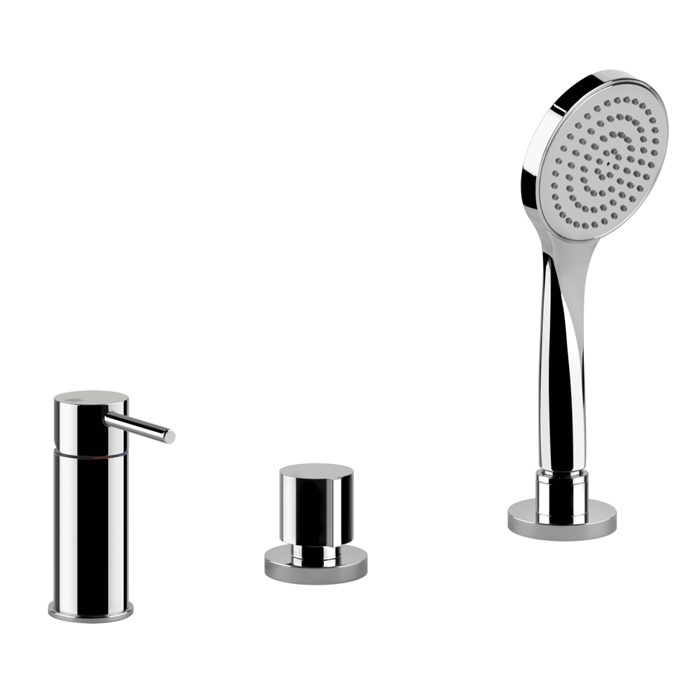 Изображение Смеситель для ванны Gessi Emporio Via tortona на 3 отверстия 18643