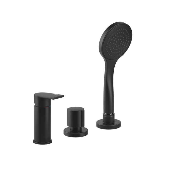 Смеситель в ванную комнату Gessi Emporio Via manzoni на 3 отверстия 38643 ФОТО