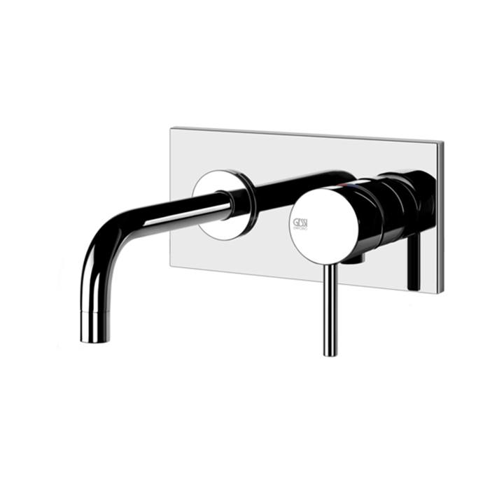 Изображение Смеситель  для раковины Gessi Emporio Via tortona с изливом 14,6 см 44823 скрытого монтажа