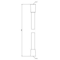 Шланг Сromalux Gessi Emporio shower на 1/2 150 см 1637 схема 2