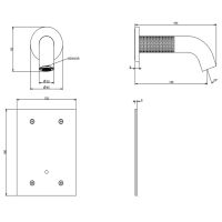 Смеситель для раковины Gessi Cesello 54414 схема 7 Смеситель для раковины Gessi Cesello 54414 схема 7