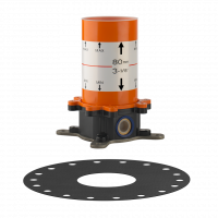 Встраиваемая часть для напольного смесителя Gessi 46189 схема 1