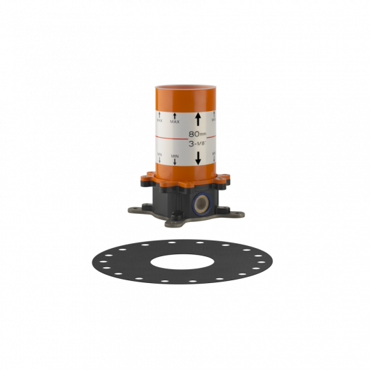 Встраиваемая часть для напольного смесителя Gessi 46189 схема 3