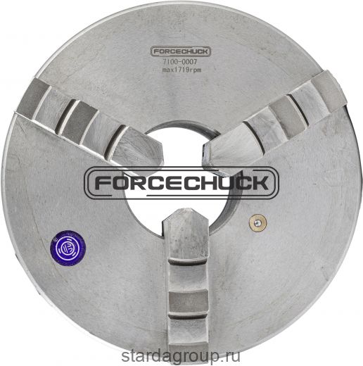 Трехкулачковый самоцентрирующийся токарный патрон 7100-0007 FORCECHUCK