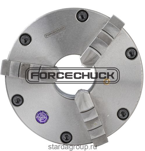 Трехкулачковый токарный патрон 7100-0067 FORCECHUCK с прямыми и обратными кулачками