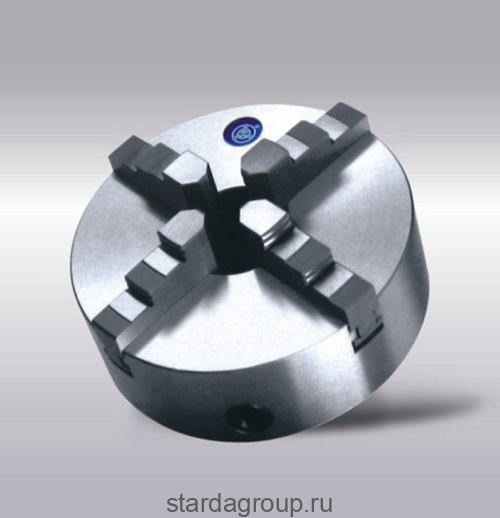 Четырехкулачковый самоцентрирующий токарный патрон DK12-200