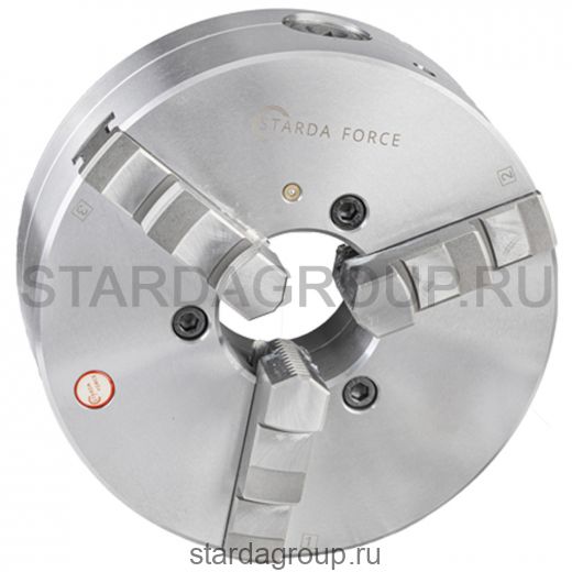 Патрон токарный 3534-250-6 (3534-250/6-II) STARDA FORCE самоцентрирующий 3-х кулачковый Исп.1 Тип 2 DIN55027