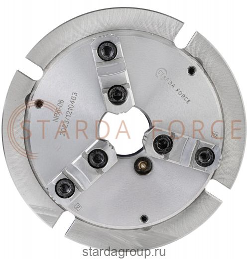 СВЕРХТОНКИЙ ТОКАРНЫЙ ПАТРОН SF NBK-06 С ОСНОВАНИЕМ STARDA FORCE