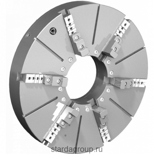 Патрон токарный для закрепления детали большого диаметра 3805-1800