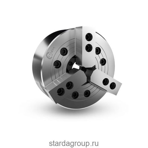 Механизированный токарный патрон NB-212 STARDA с большим проходным отверстием