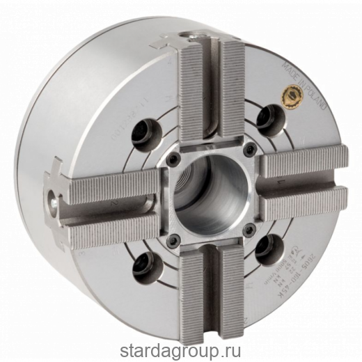 Механизированный токарный патрон с проходным отверстием 2605-160-45К SGM