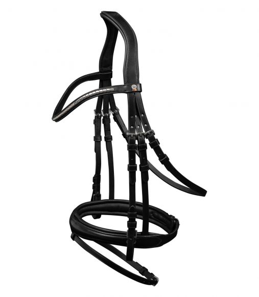 Оголовье трензельное (уздечка) -Goldheart- Waldhausen.